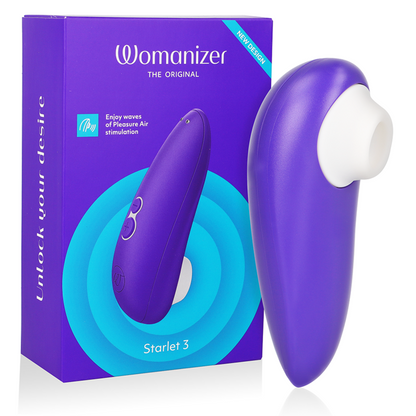 WOMANIZER - ESTIMULADOR DE CLÍTORIS STARLET 3 INDIGO