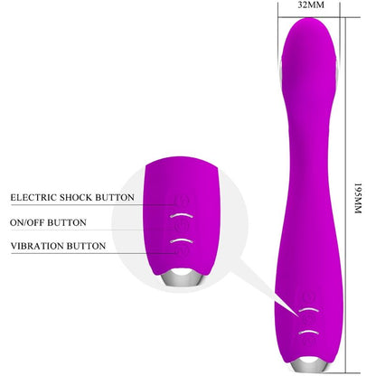 PRETTY LOVE - VIBRADOR ELECTROSHOCK HECTOR APLICACIÓN GRATUITA VIOLETA