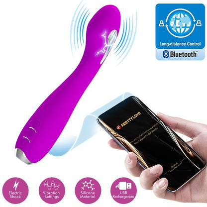 PRETTY LOVE - VIBRADOR ELECTROSHOCK HECTOR APLICACIÓN GRATUITA VIOLETA