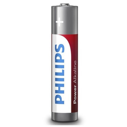 PHILIPS - PILAS ALCALINAS AAA LR03 PAQUETE DE 4