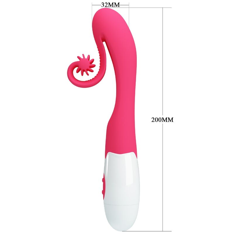 ROMANCE - VIBRADOR Y ESTIMULADOR ROSA 30 VELOCIDADES