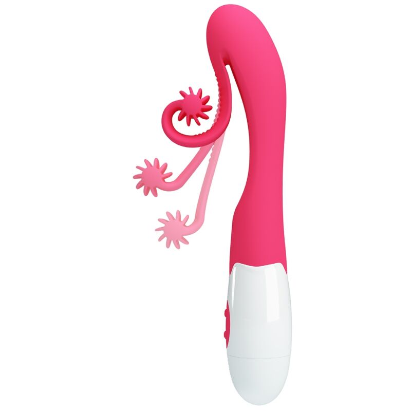 ROMANCE - VIBRADOR Y ESTIMULADOR ROSA 30 VELOCIDADES