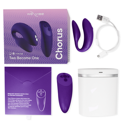 WE-VIBE - VIBRADOR CHORUS PARA PAREJAS CON CONTROL DE APRETÓN LILA