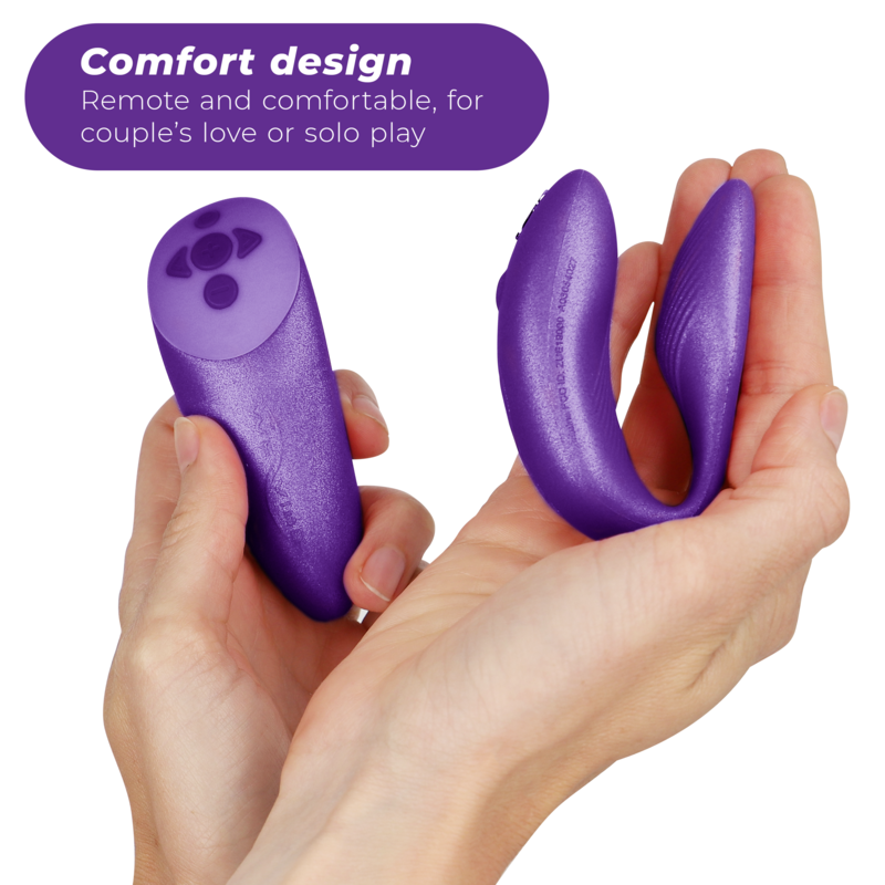 WE-VIBE - VIBRADOR CHORUS PARA PAREJAS CON CONTROL DE APRETÓN LILA