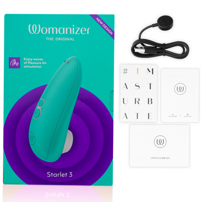 WOMANIZER - STARLET 3 CLITORAL STIMULATOR TURQUOISE