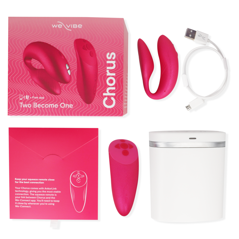 WE-VIBE - CHORUS VIBRADOR PARA PAREJAS CON CONTROL DE APRETÓN ROSA