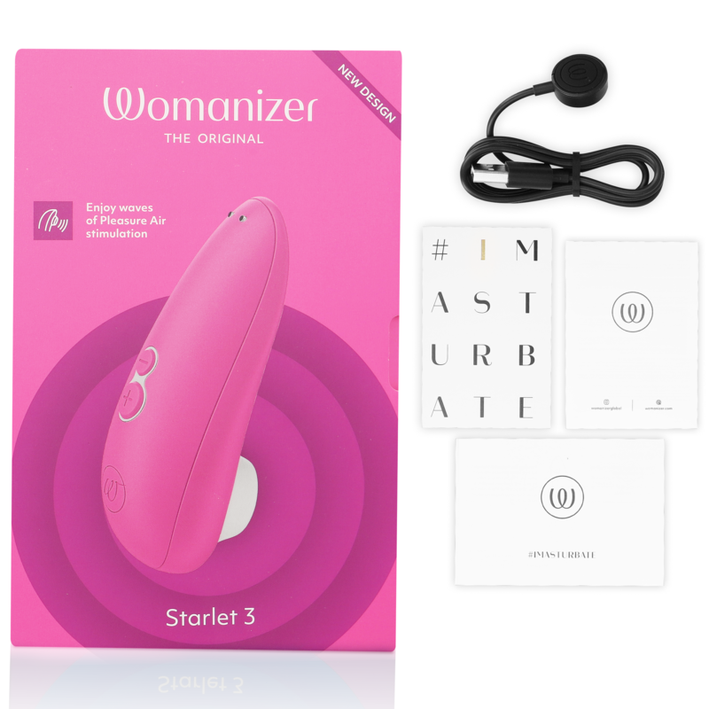 WOMANIZER - STARLET 3 CLITORAL STIMULATOR PINK