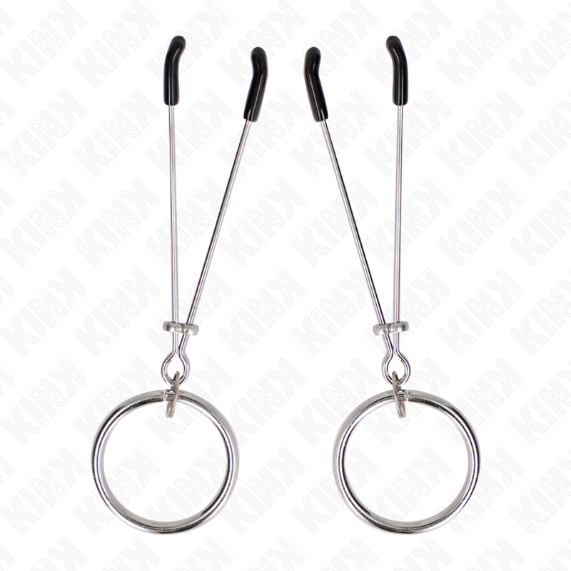 KINK - PINZAS PARA PEZONES DELGADAS CON ANILLO TÓRICO 7 CM