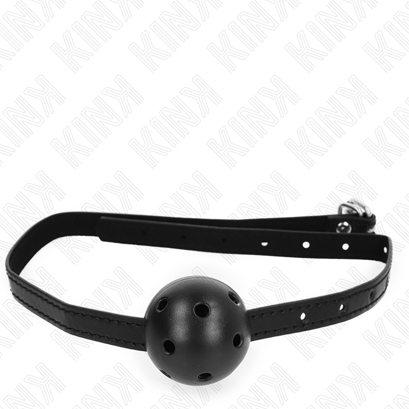 KINK - SIMPLICITY BOLA TRANSPIRABLE NEGRA 4,5 CM MORDAZA 62 x 1,5 CM