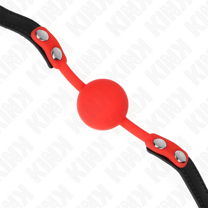 KINK - RED SILICONE BALL 4 CM GAG 60 x 2 CM