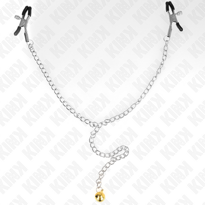 KINK - CHAIN NIPPLE CLAMPS WITH BELL 30 CM