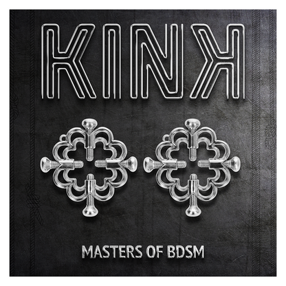 KINK - PINZAS PARA PEZONES DE METAL CON FORMA DE FLORES