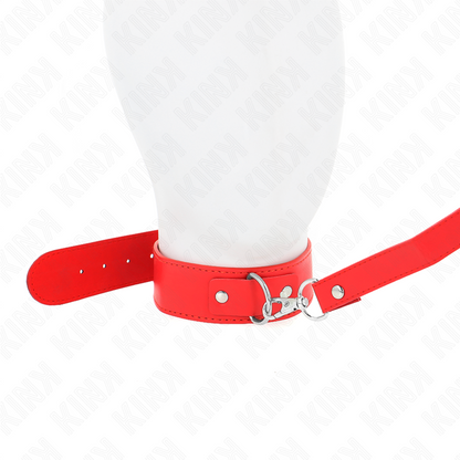 KINK - NECKLACE WITH BELT 116 CM ROJO STRAP ADJUSTABLE 32-50 CM X 8 CM