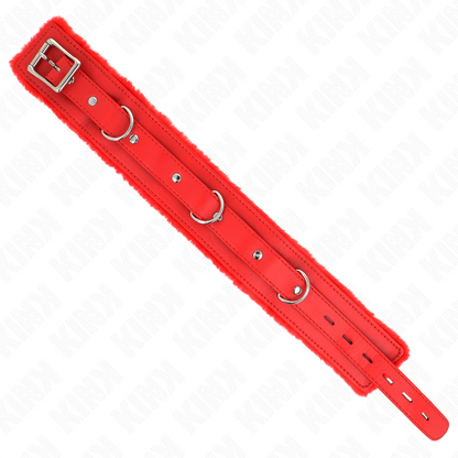 KINK - COLLAR CON CORREA 65 CM CON RESTRICCIONES ROJO 36-42 CM X 5,5 CM