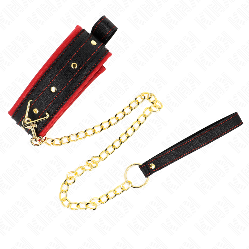 KINK - COLLAR CON CORREA DE TELA LISA AJUSTABLE 33-48 CM X 5,7 CM