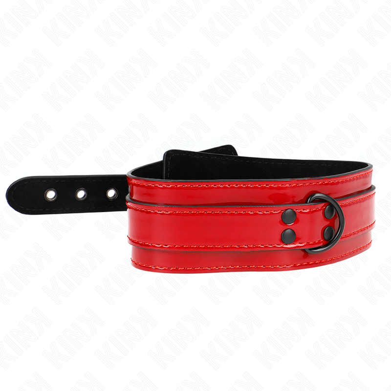 KINK - COLLAR AJUSTABLE ROJO VINO 37,5-49,5 CM X 5 CM