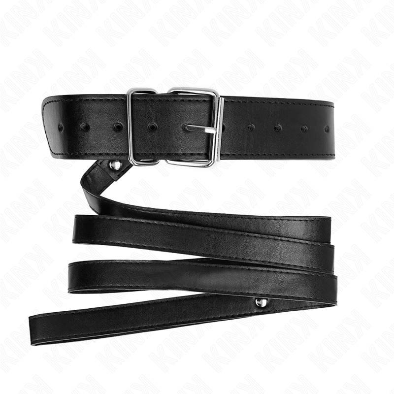 KINK - COLLAR CON CINTURÓN 116 CM CORREA NEGRA AJUSTABLE 32-50 CM X 8 CM