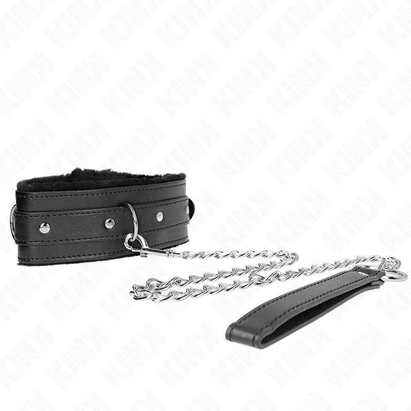 KINK - COLLAR CON CORREA 65 CM CON RESTRICCIONES NEGRO 36-42 CM X 5,5 CM