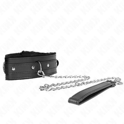 KINK - COLLAR CON CORREA 65 CM CON RESTRICCIONES NEGRO 36-42 CM X 5,5 CM