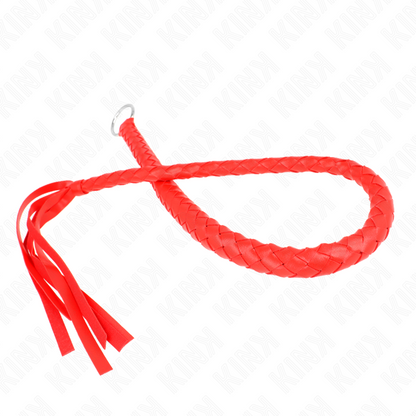 KINK - LÁTIGO SERPIENTE CON ANILLA DE MANO ROJA 65 CM