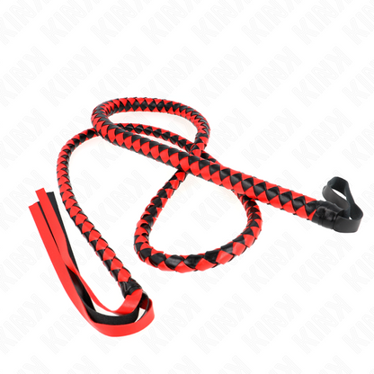 KINK - LÁTIGO SERPIENTE LARGO ROJO 210 CM