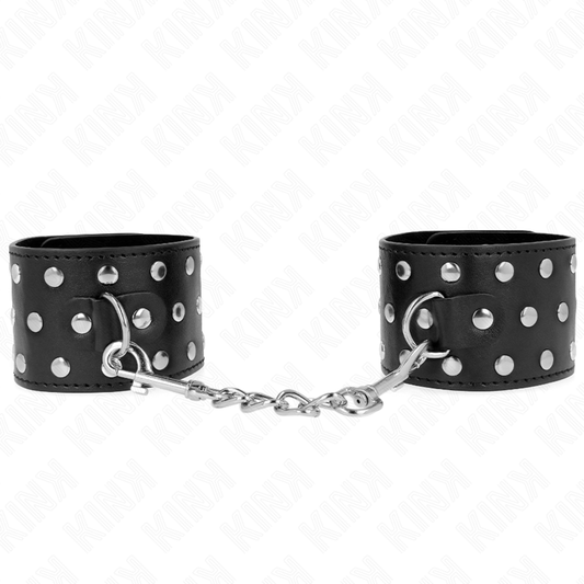 KINK - RESTRICCIONES DE MUÑECAS PUNK AJUSTABLES 19-24 CM X 5,5 CM