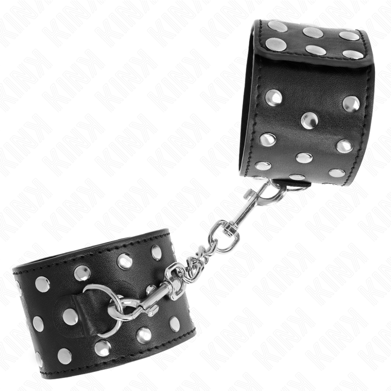 KINK - RESTRICCIONES DE MUÑECAS PUNK AJUSTABLES 19-24 CM X 5,5 CM