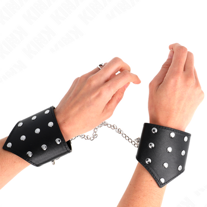 KINK - PULSERAS ESTILO PUNTA NEGRA CON CADENA AJUSTABLE 17-23 CM X 8,5 CM