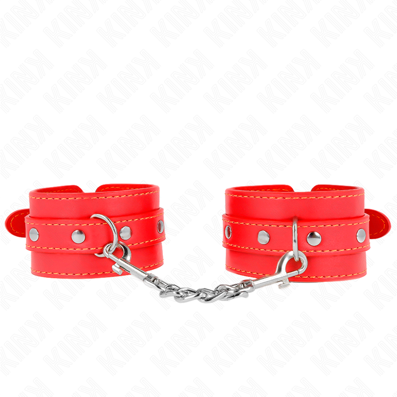 KINK - RESTRICCIONES DE MUÑECAS DELGADAS ROJAS AJUSTABLES 21-33 CM