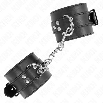 KINK - RESTRICCIONES PARA MUÑECAS NEGRAS CON CINTURÓN NEGRO AJUSTABLE 17-28 CM X 6 CM