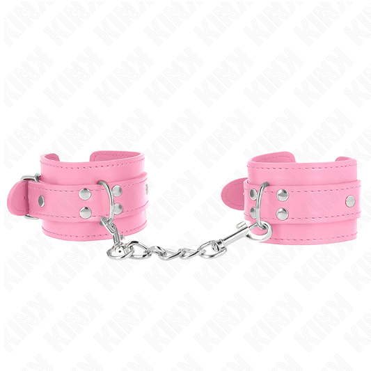 KINK - RESTRICCIONES DE MUÑECA SIMPLES ROSA AJUSTABLE 20-23 CM X 5,5 CM