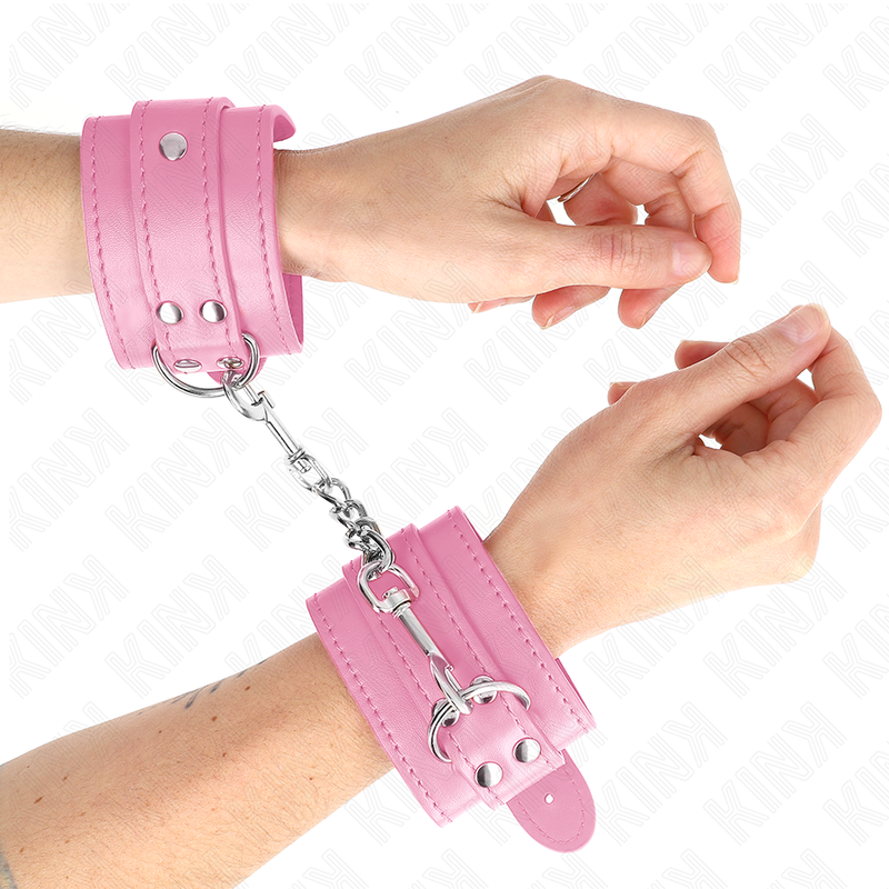 KINK - RESTRICCIONES DE MUÑECA SIMPLES ROSA AJUSTABLE 20-23 CM X 5,5 CM