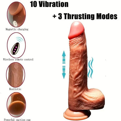 ARMONY - RECHARGEABLE VIBRATING REALISTIC DILDO