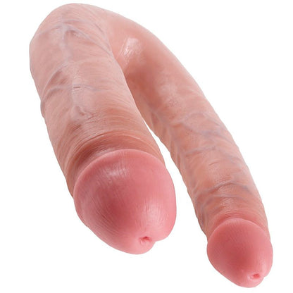 KING COCK - GRANDE EN FORMA DE U DOBLE TROUBLE CARNE 17,8 CM