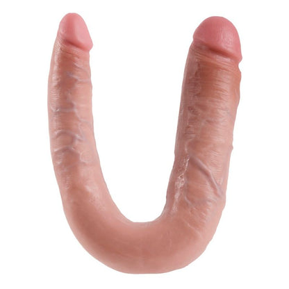 KING COCK - GRANDE EN FORMA DE U DOBLE TROUBLE CARNE 17,8 CM