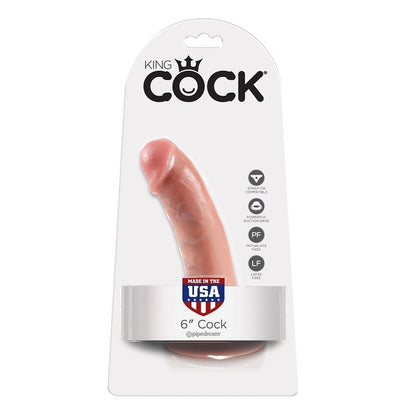 KING COCK - 6 DILDOS CARNE 15,2 CM