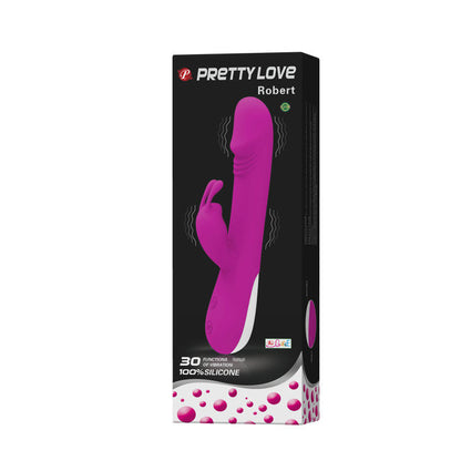 PRETTY LOVE - VIBRADOR FLIRTATION ROBERT CON ESTIMULADOR DE CLÍTORIS