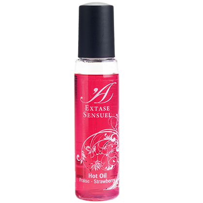 EXTASE SENSUAL - ACEITE ESTIMULANTE DE FRESA VIAJE DE CALOR 35 ML