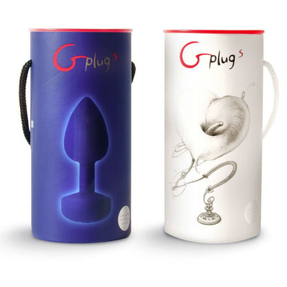 G-VIBE - FUNTOYS GPLUG VIBRADOR ANAL RECARGABLE GRANDE AZUL CIELO 3.9CM