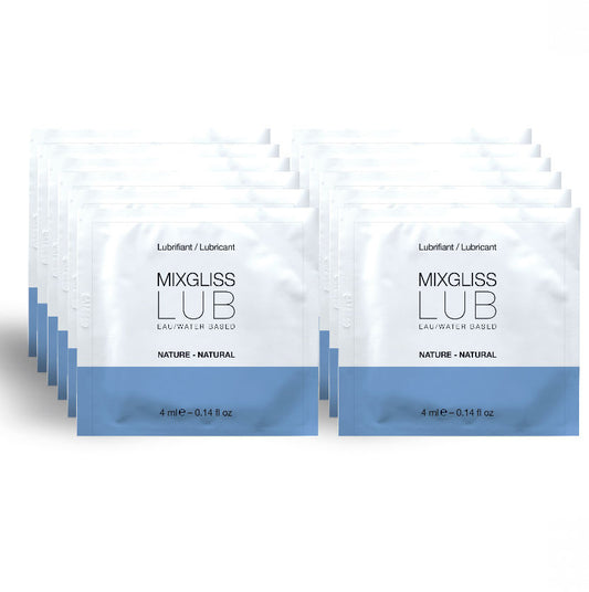 MIXGLISS - LUBRICANTE NATURAL A BASE DE AGUA 12 MONODOSIS 4 ML