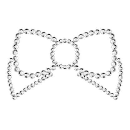 BIJOUX - MIMI BOW SILVER NIPPLE COVERS