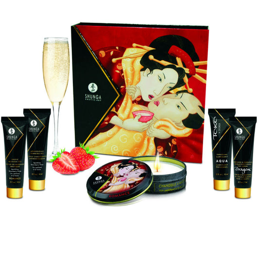 SHUNGA - KIT GEISHA SECRETA DE FRESAS Y CAVA