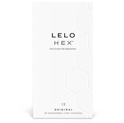 LELO - PRESERVATIVOS HEX CAJA 12 UNIDADES