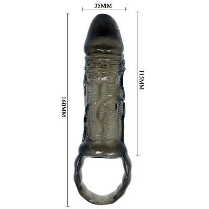 BAILE - PENIS EXTENSION SHEATH WITH STRAP FOR TESTICLES 11.5 CM