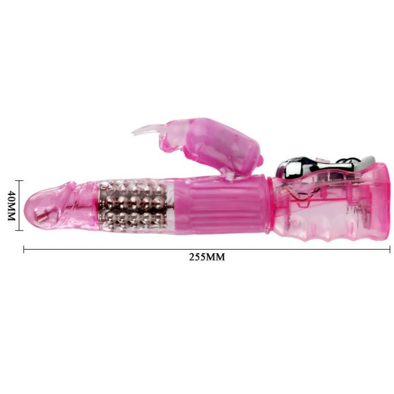 BAILE - VIBRATOR WITH ROTATION AND RABBIT MULTIVE SPEED AND MULTIROTATION