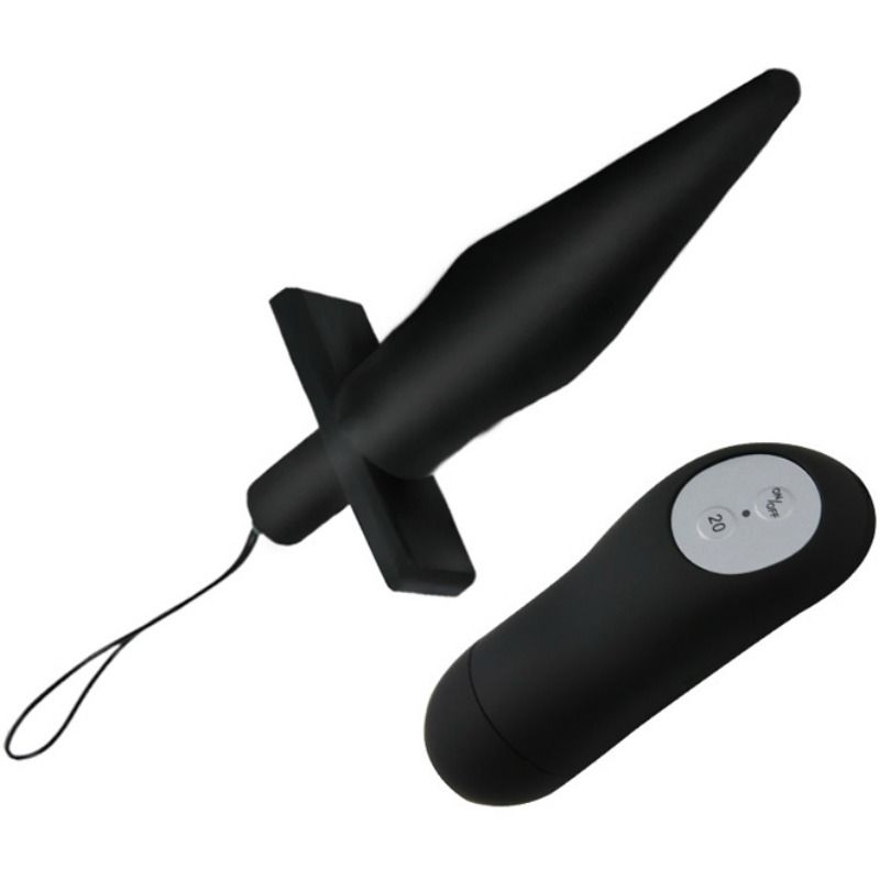 BAILE - DANCE BUTT ANAL PLUG WITH VIBRATION BLACK