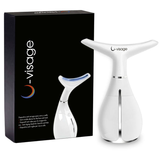 500 COSMETICS - U-VISAGE PORTABLE DEVICE FOR DAILY FACE AND NECK SKIN CARE