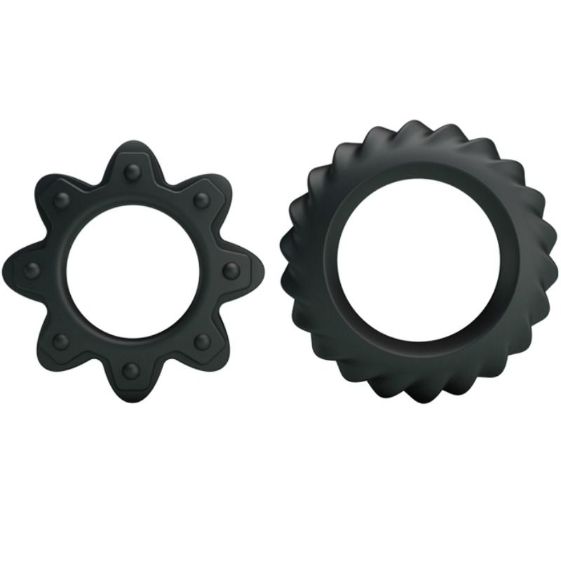 BAILE - KIT 2 RING FLOWERING SILICONE RINGS