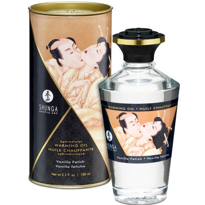 SHUNGA - ACEITE DE MASAJE EFECTO CALOR SABOR VAINILLA FETISH 100 ML