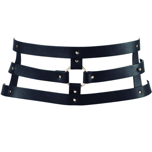 BIJOUX - INDISCRETS MAZE BELT WITH STRAP BLACK